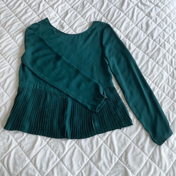The Limited Long Sleeve Pleated Blouse - Picture 5 of 10
